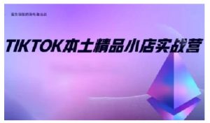 TikTok本土精品小店出海实战营，从入门到高阶，不止0-1!-Xiaobei云