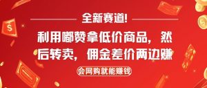 全新赛道，利用嘟赞拿低价商品，然后去闲鱼转卖佣金，差价两边赚，会网购就能挣钱-Xiaobei云