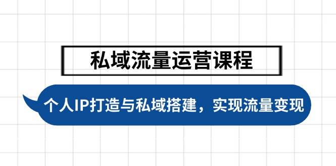 私域流量运营课程，个人IP打造与私域搭建，助力学员实现流量变现-Xiaobei云