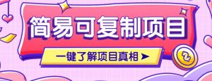简易可复制的小众项目，每天投入3分钟，单笔可达200+【附操作流程说明】-Xiaobei云