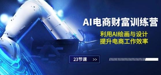 AI电商-财富训练营：利用AI绘画与设计，提升电商工作效率(23节课)-Xiaobei云