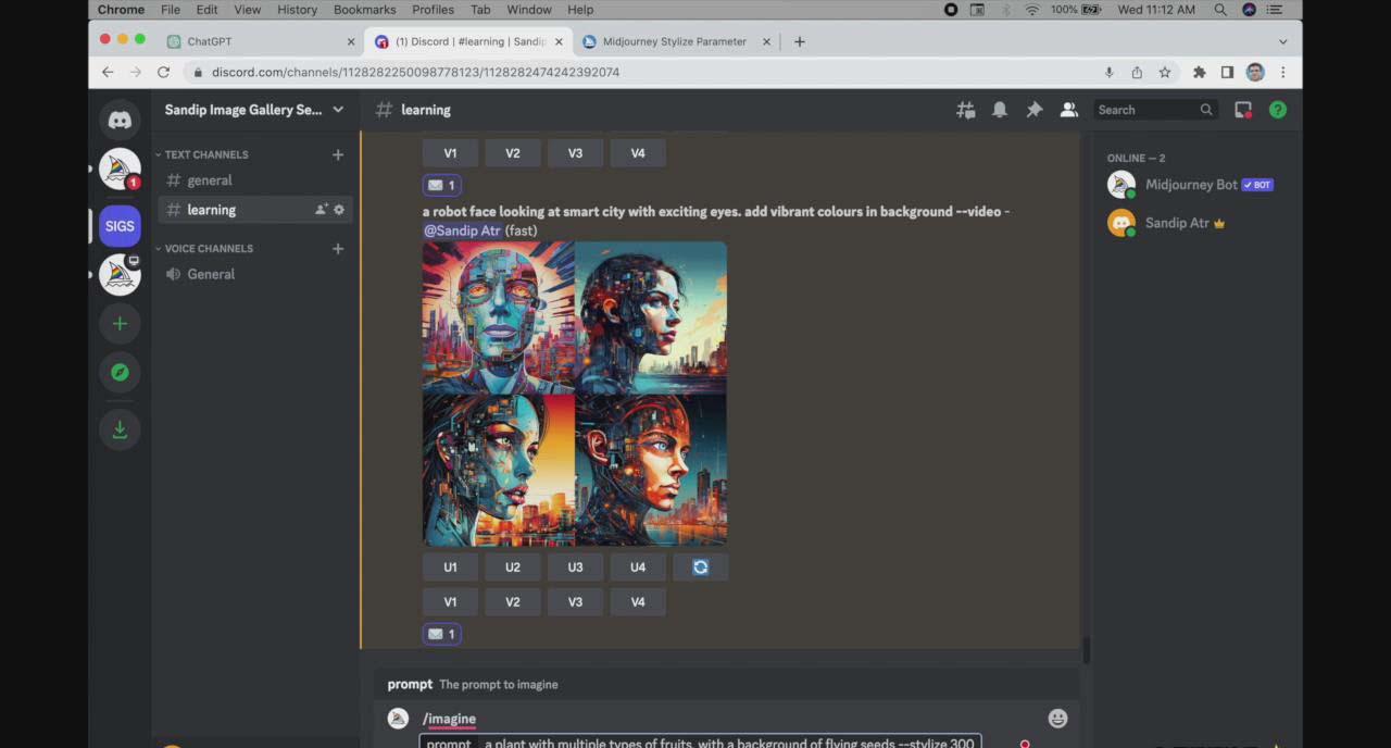 图片[2]-ChatGPT4 和 MidJourney AI 绘画聊天革命性指南教程-33节视频课-中英字幕-Xiaobei云