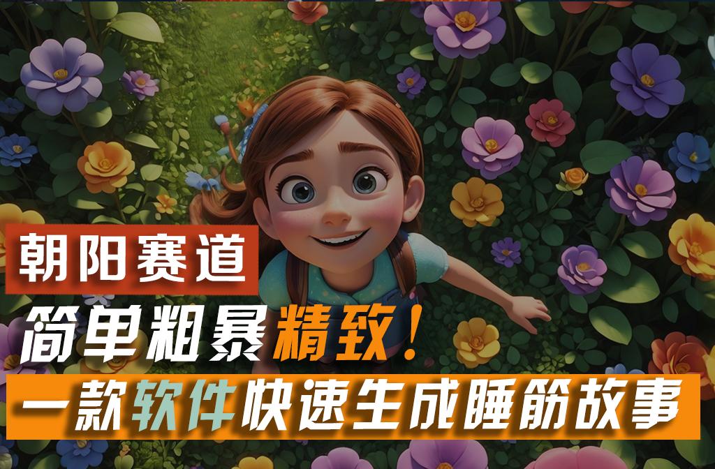 利用一款软件5分钟一条爆款睡筋故事，简单粗暴精致！小白月入2w+-Xiaobei云