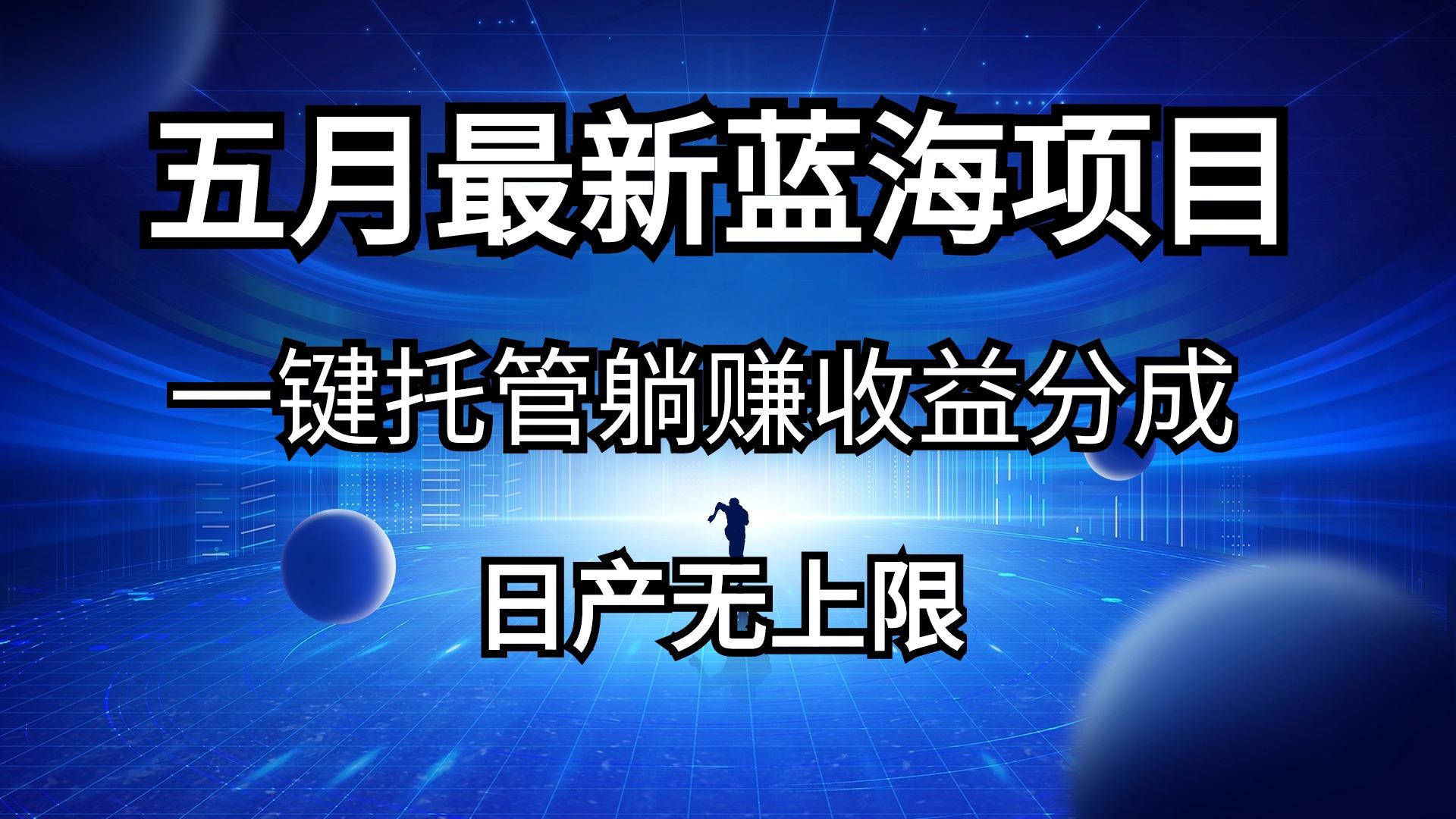 五月刚出最新蓝海项目一键托管 躺赚收益分成 日产无上限-Xiaobei云