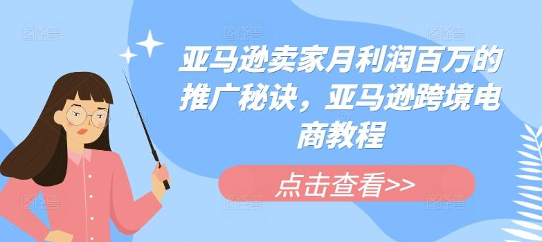 亚马逊卖家月利润百万的推广秘诀，亚马逊跨境电商教程-Xiaobei云