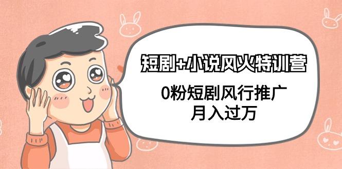(9374期)短剧+小说风火特训营，0粉短剧风行推广，月入过万(102节课)-Xiaobei云