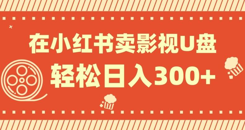 在小红书上卖影视U盘，轻松日入300+，操作简单，小白可轻松上手-Xiaobei云
