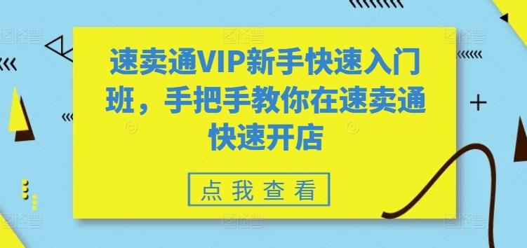 速卖通VIP新手快速入门班，手把手教你在速卖通快速开店-Xiaobei云