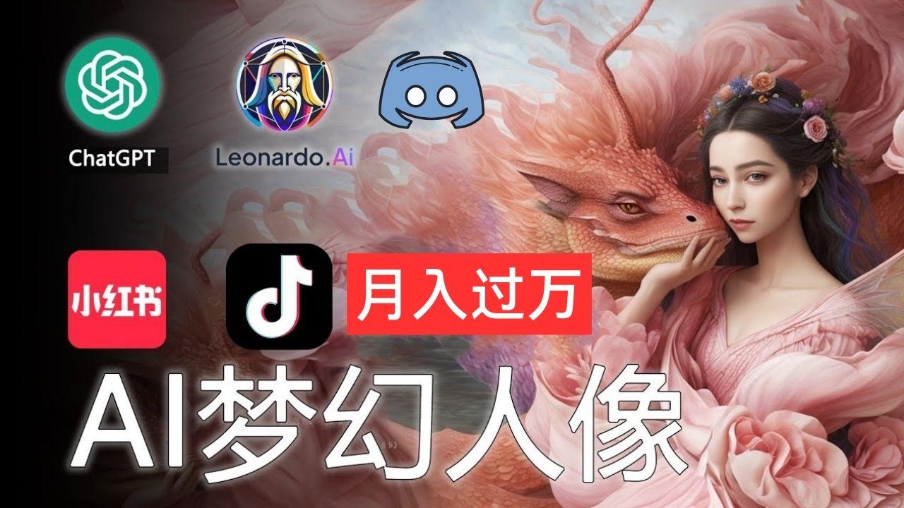 AI摄影梦幻人像：零基础也能月入过万的秘密-Xiaobei云