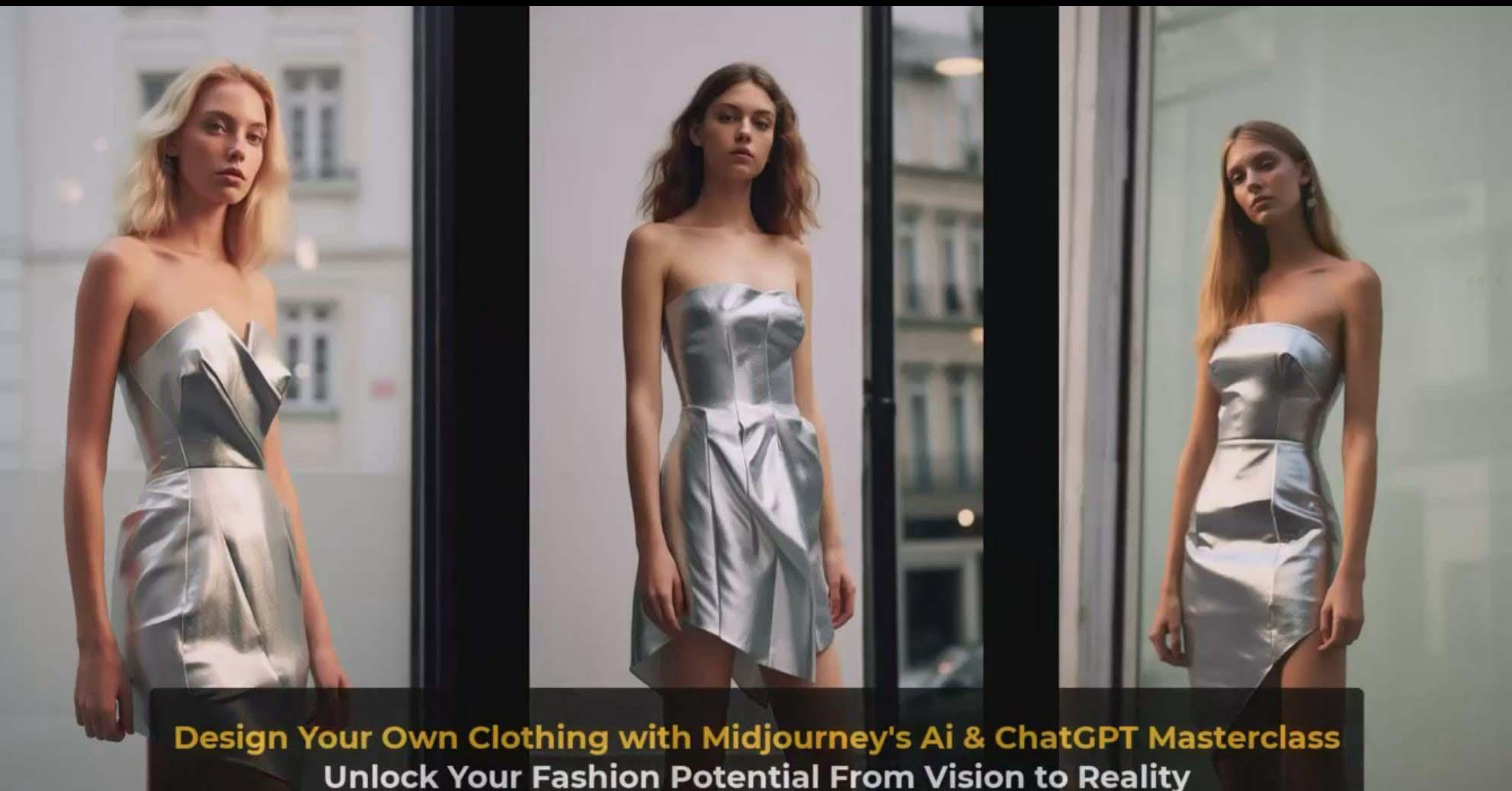 图片[8]-利用 Midjourneys Ai 人工智能设计自己的服装AI大师班-10节课-中英字幕-Xiaobei云