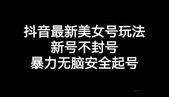抖音最新美女号玩法，新号不封号，暴力无脑安全起号【揭秘】-Xiaobei云