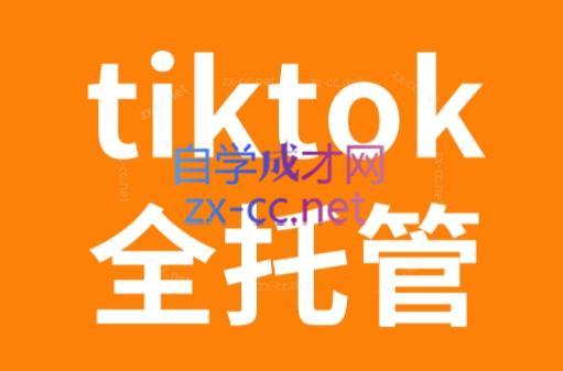 TikTok跨境电商全托管运营模式精品课-Xiaobei云