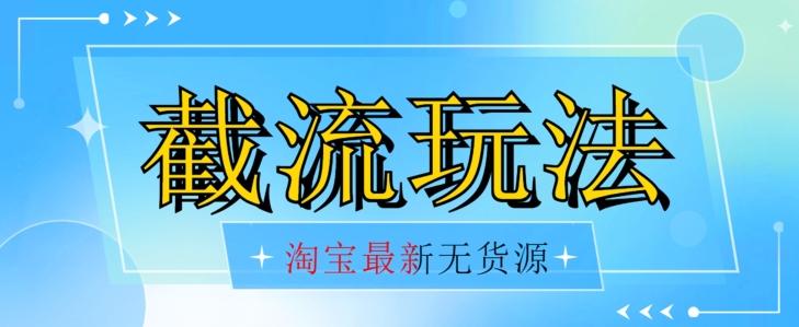 首发价值2980最新淘宝无货源不开车自然流超低成本截流玩法日入300+【揭秘】【1016更新】-Xiaobei云