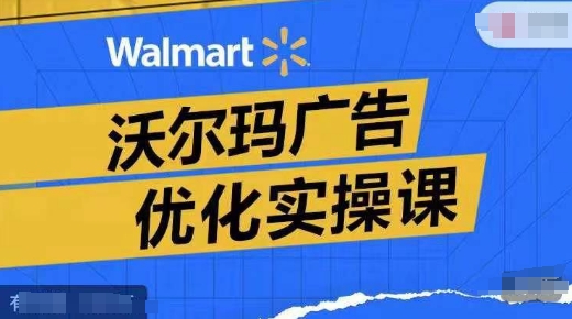 沃尔玛广告优化实操课，广告报告实操讲解，广告如何提高转化和ROAS等-Xiaobei云