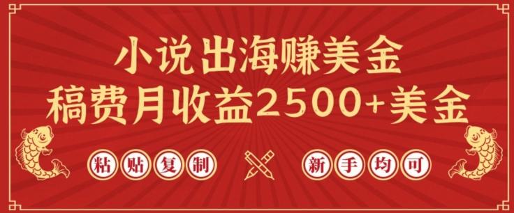 小说出海赚美金，稿费月收益2500+美金，仅需chatgpt粘贴复制，新手也能玩转【揭秘】-Xiaobei云