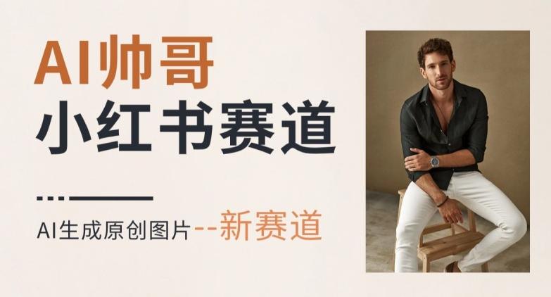 AI一键生成帅哥，新思路新赛道，涨粉迅速，轻松月入过万-Xiaobei云