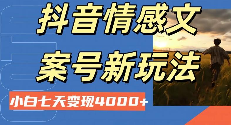 抖音情感文案小白七天变现4000+详细课程-Xiaobei云