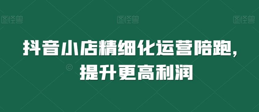 抖音小店精细化运营陪跑，提升更高利润-Xiaobei云