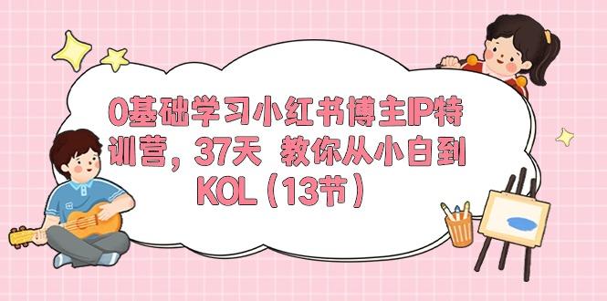 0基础学习小红书博主IP特训营，37天 教你从小白到KOL(13节-Xiaobei云